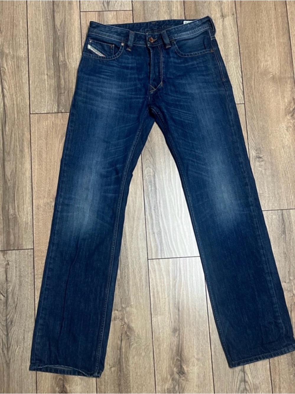 Diesel Men's Deep Indigo Straight Jeans